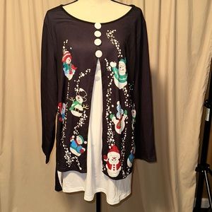 2 XL Christmas Top